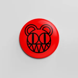 Pin Radiohead logo rojo