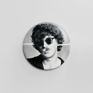 Pin Charly García Blanco y Negro