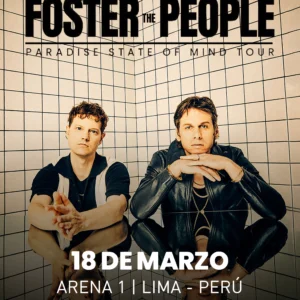 Poster Foster The People Lima 2025