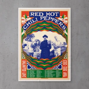 Poster Red Hot Chili Peppers Unlimited Love Tour