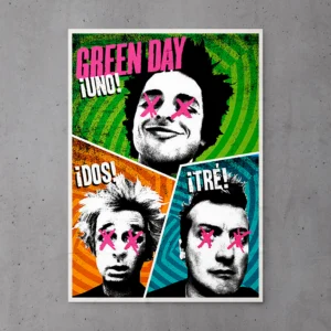 Poster Green Day Uno Dos Tré
