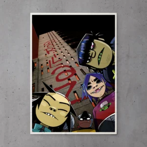 Poster Gorillaz Trellick Tower